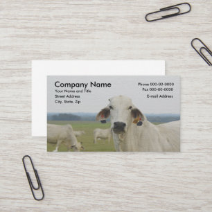 Cattle Dairy Farmer Business Card