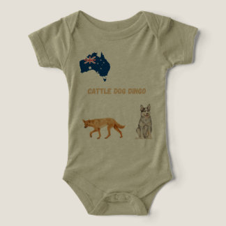 Cattle dog baby shirt