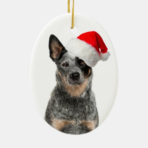 Cattle Dog Christmas Ornament