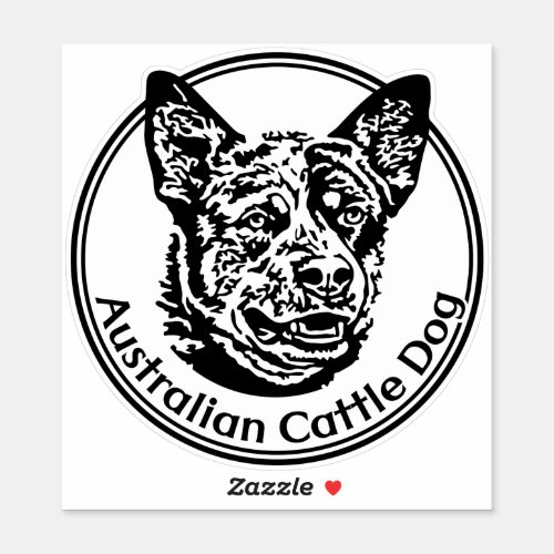 Cattle Dog Sticker