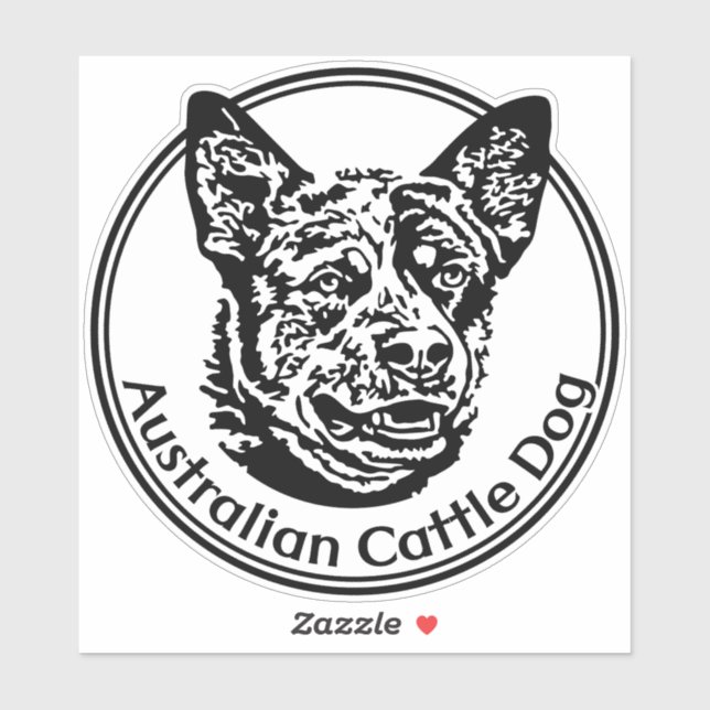 Cattle Dog Sticker (Sheet)