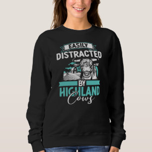 Cattle Farmer Highland Cow  Sweatshirt