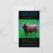 Cattle Farming Beef Ranch Business Card (Front/Back)