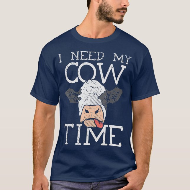 Cattle funny cow funny farming ranch T-Shirt (Front)