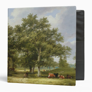 Cattle Grazing 3 Ring Binder