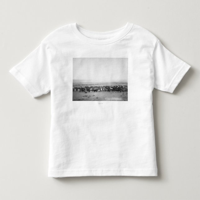 Cattle Herding in South Dakota Photograph Toddler T-shirt (Front)