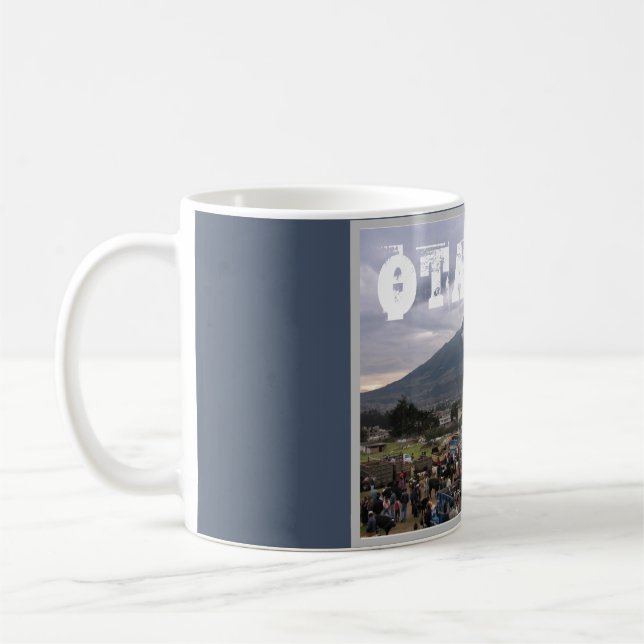 Cattle Market Otavalo, Ecuador, Coffee Mug (Left)