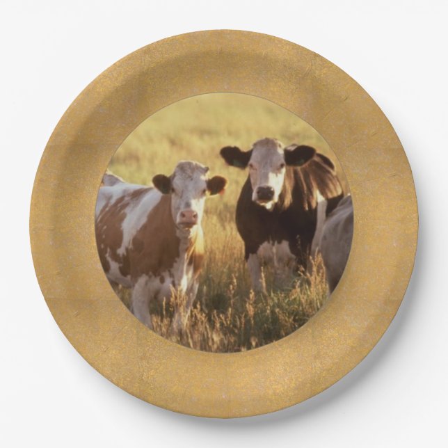 Cattle Paper Plates (Front)