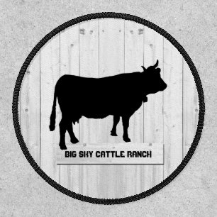 Cattle Ranch Weathered Wood Patch