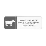 Cattle - Return Address Label at Zazzle
