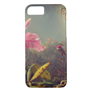 Cattleya Orchid and Three Hummingbirds Heade iPhone 8/7 Case