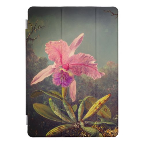 Cattleya Orchid and Three Hummingbirds Heade iPad Pro Cover