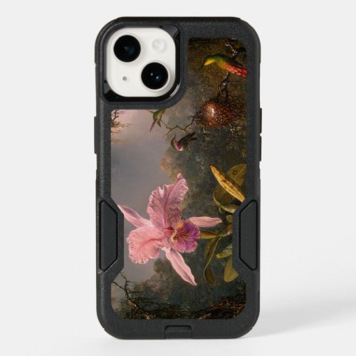 Cattleya Orchid and Three Hummingbirds Heade OtterBox iPhone 14 Case