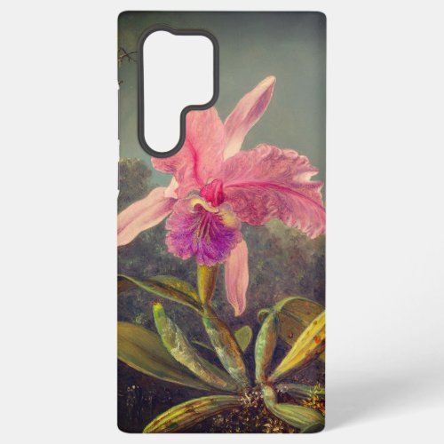 Cattleya Orchid and Three Hummingbirds Heade Samsung Galaxy S22 Ultra Case