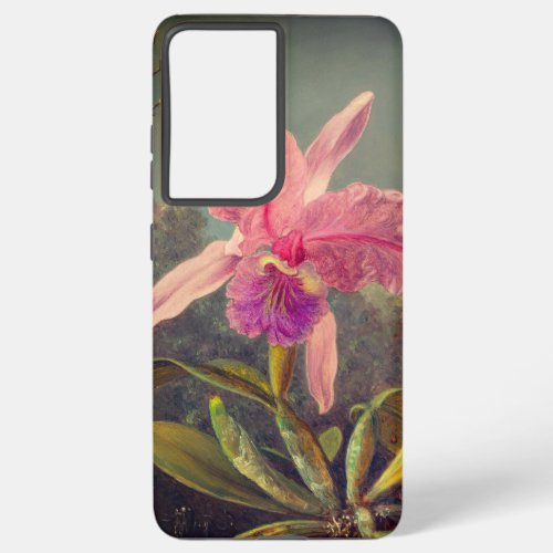 Cattleya Orchid and Three Hummingbirds Heade Samsung Galaxy S21 Ultra Case