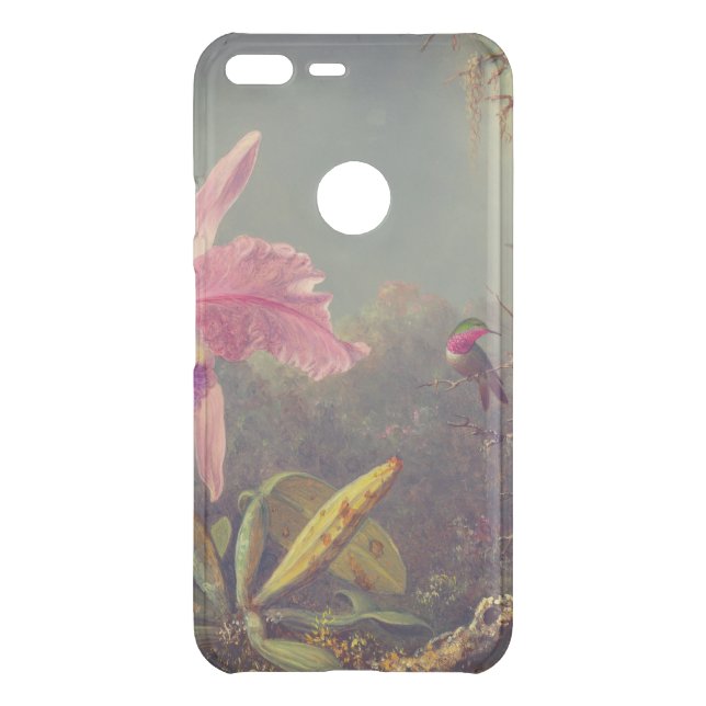Cattleya Orchid and Three Hummingbirds Heade Uncommon Google Pixel XL Case (Back)