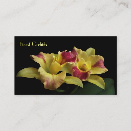 Cattleya Orchid Business Cards