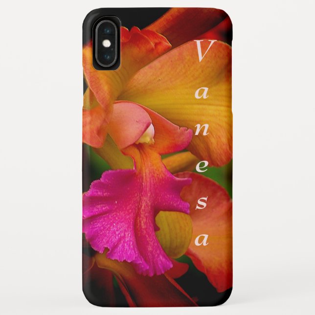 Cattleya Orchid Portrait Case-Mate iPhone Case (Back)