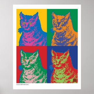 CatToo Poster print