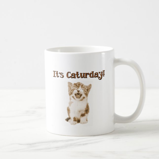 Caturday Coffee Mug (Right)