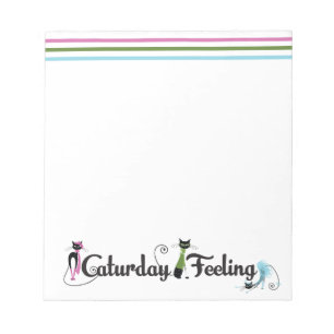 Caturday Feeling Notepad