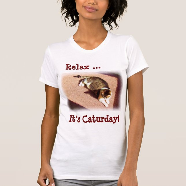 Caturday t-shirt (Front)