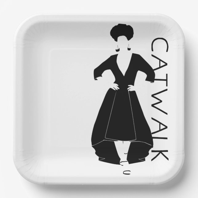 Catwalk Paper Plates (Front)