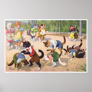 CATWALKS: A Wild Game of Leap Frog Poster Art