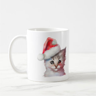 CatWear a New Year's hat, a New Year's cup,animal Coffee Mug