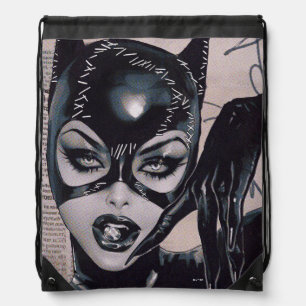 Catwoman #50 Sozomaika Cover Illustration Drawstring Bag