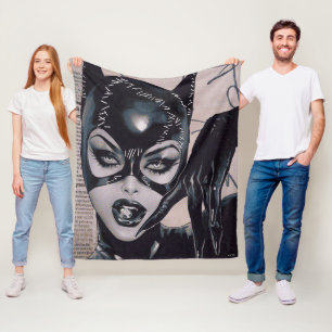 Catwoman #50 Sozomaika Cover Illustration Fleece Blanket
