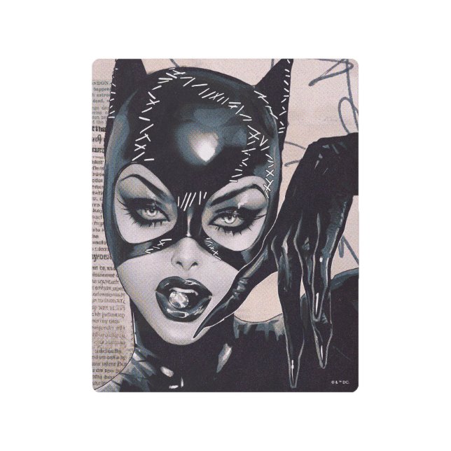Catwoman #50 Sozomaika Cover Illustration Metal Print (Front)