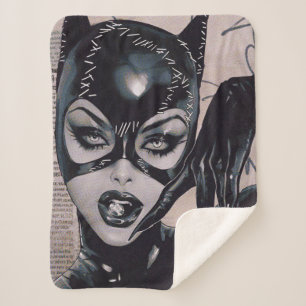 Catwoman #50 Sozomaika Cover Illustration Sherpa Blanket