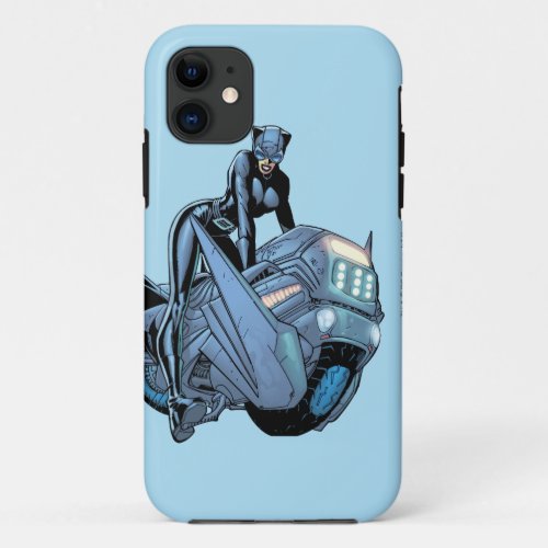 Catwoman and bike iPhone 11 case