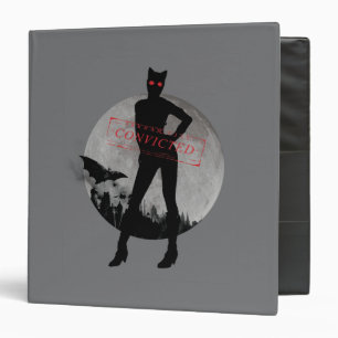 Catwoman Convicted Grey 3 Ring Binder