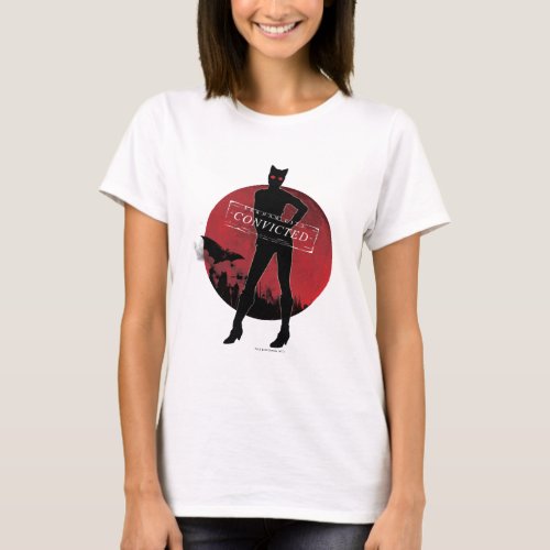 Catwoman Convicted White T_Shirt