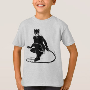 Catwoman Ink Brush Pose T-Shirt