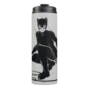 Catwoman Ink Brush Pose Thermal Tumbler