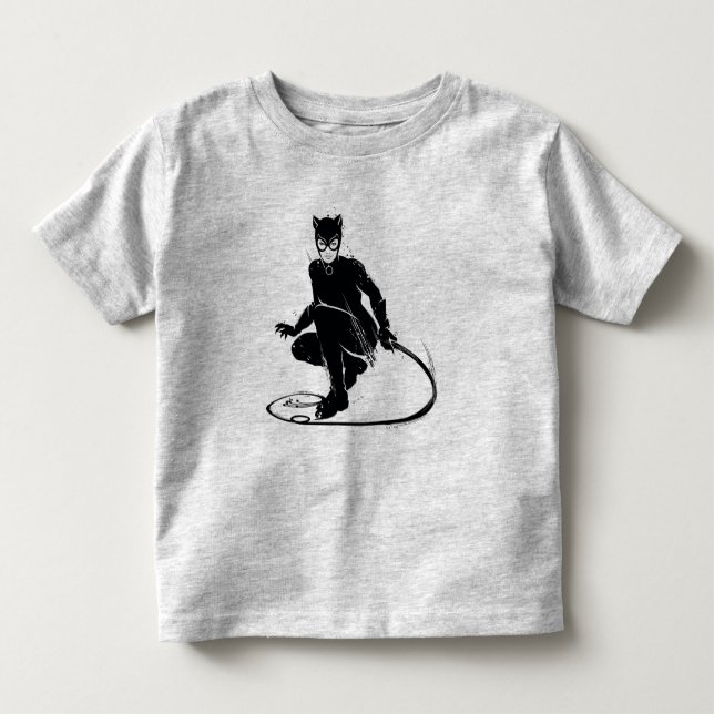 Catwoman Ink Brush Pose Toddler T-shirt (Front)