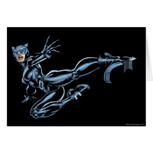 Catwoman kicks cards (Front Horizontal)