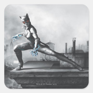Catwoman - Lightning Square Sticker