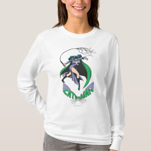 Catwoman & Logo Green T-Shirt