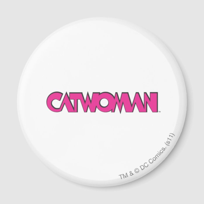 Catwoman Logo Pink Fridge Magnets