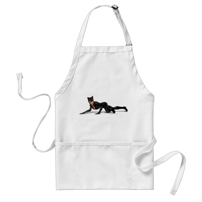 Catwoman Lurking Adult Apron (Front)