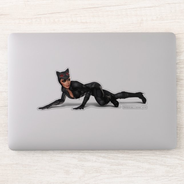 Catwoman Lurking Sticker (Computer)