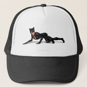 Catwoman Lurking Trucker Hat