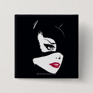 Catwoman Nine Lives Pinback Button