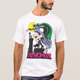 Catwoman & Pink Name T-Shirt