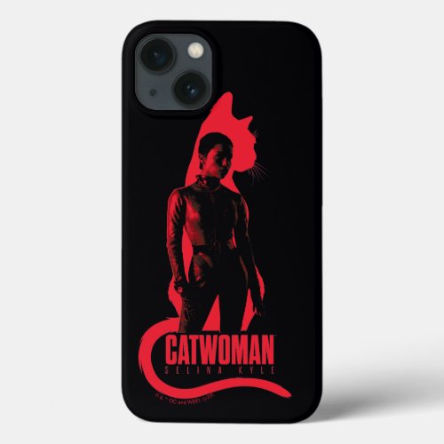 Catwoman Selina Kyle Cat Silhouette iPhone 13 Case