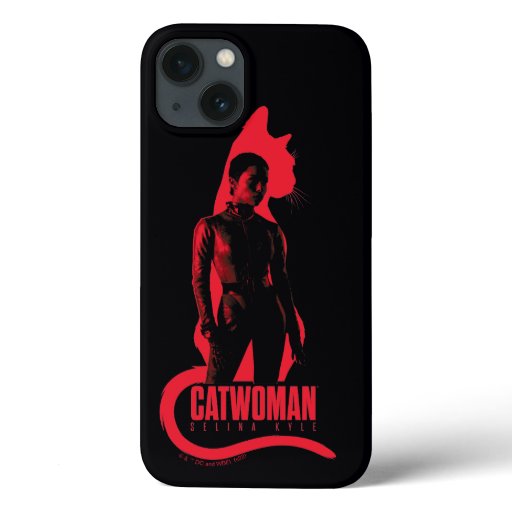 Catwoman Selina Kyle Cat Silhouette iPhone 13 Case